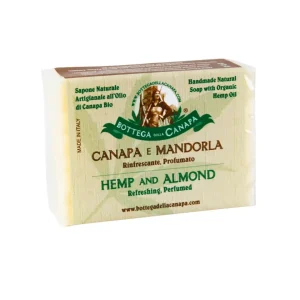 Sapone Vegetale alla Canapa e Mandorla - Bottega della Canapa
