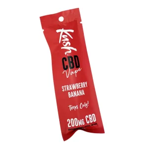 Disposable - Strawberry Banana 40%CBD - 200mg CBD - KushVape