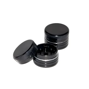 Grinder in Alluminio - Nero - 2prt - 30mm - CNC