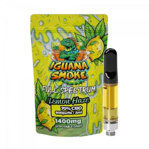 Cartuccia Usa e Getta - Lemon Haze - 70% - 2ml - Iguana Smoke
